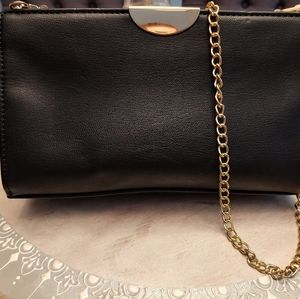 Black and gold clutch